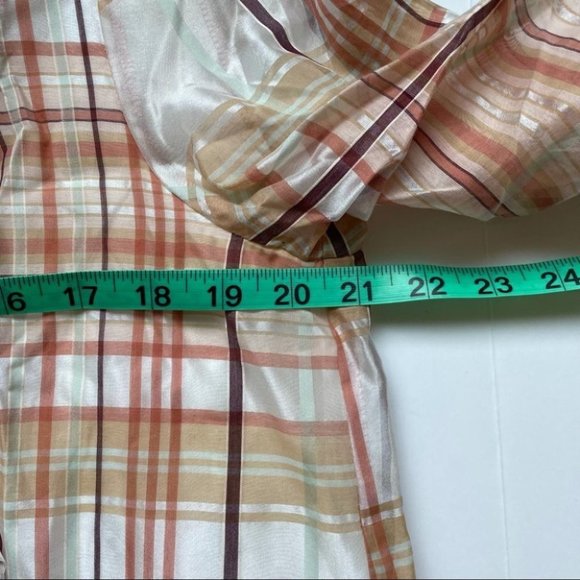 Anthropologie Current Air Polly Ruffled Blouse Lg - Picture 6 of 8